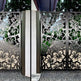 3D Laser Cut Artistic Floral Design Metal Garden Gate | Custom Fabrication Metal Pool Gate| Made in Canada – Model # 761-Taimco