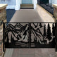 3D Laser Cut Landscape Design Metal Garden Gate| Custom Fabrication Metal Pool Gate | Made in Canada – Model # 246-Taimco