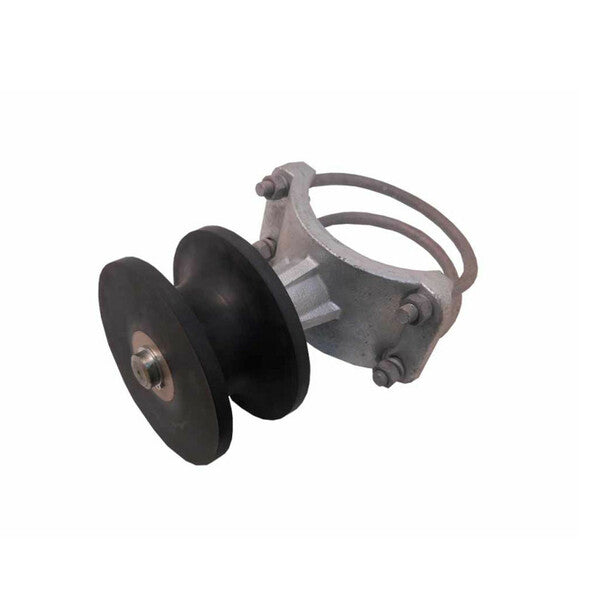 4" Round Nylon Cantilever Roller for Round Pipe Steel Housing | Model # RNCRC4-Taimco