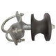4" Round Nylon Cantilever Roller for Round Pipe with Safety Cover | Model # RNCRH4-Taimco
