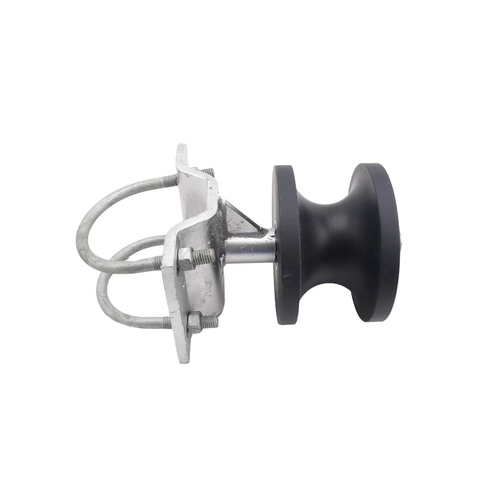 4" Round Nylon Cantilever Roller for Round Pipe with Safety Cover | Model # RNCRH4-Taimco