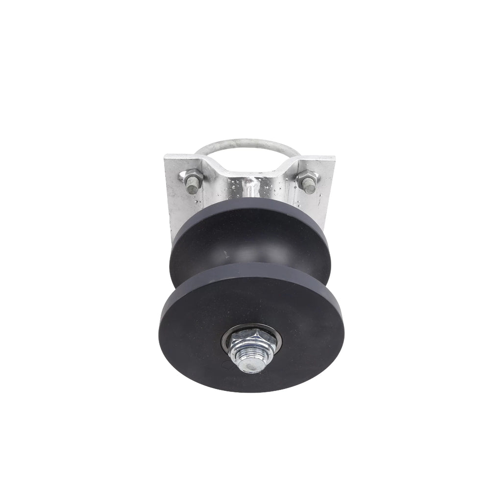 4" Round Nylon Cantilever Roller for Round Pipe with Safety Cover | Model # RNCRH4-Taimco