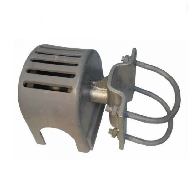 4" Round Nylon Cantilever Roller for Round Pipe with Safety Cover | Model # RNCRH4-Taimco