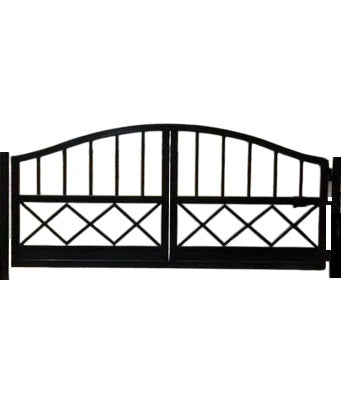 Somerset Steel Driveway Gate | Model # 704