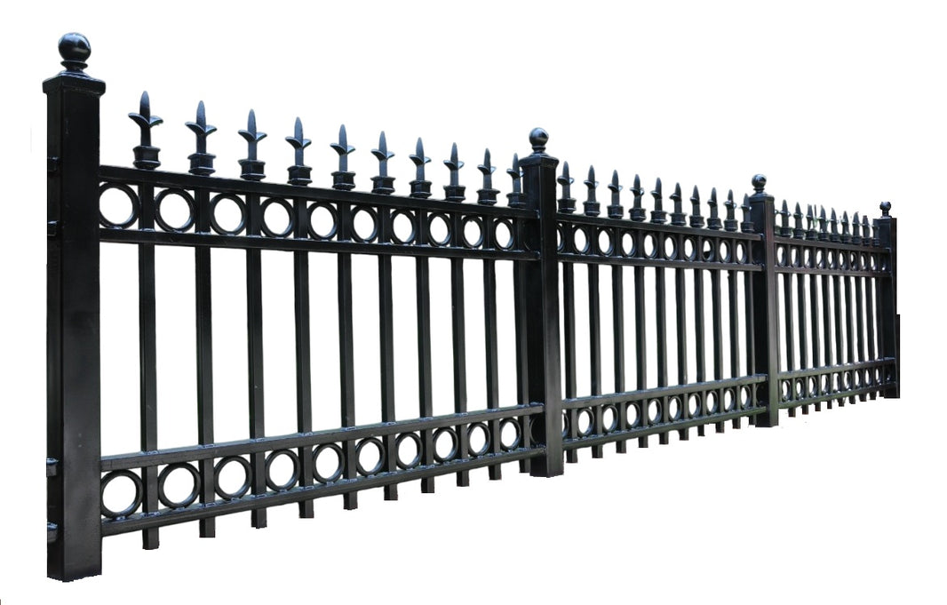 Ornamental Fence Panel - Wrought Iron Fence | Heavy Duty Metal Fence | Made in Canada – Model # FP921