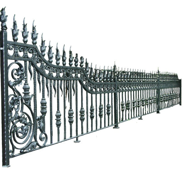 Ornamental Fence Panel - Wrought Iron Fence Model # FP924