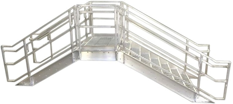 Aluminum IBC Industrial Crossover Bridge Ladder  Model AL1538