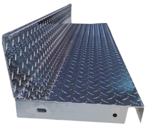 Aluminum Bar Grating Closed Riser Model ALBGCR