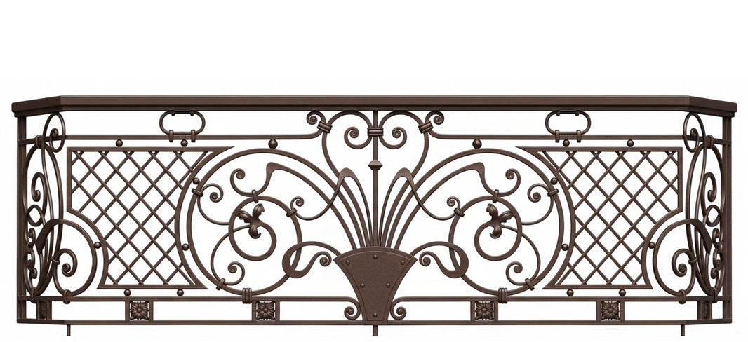 Terrace Grill Design - Railing Balcony Panels - Decorative Heritage Style Rail - Made in Canada - Model # DRP991