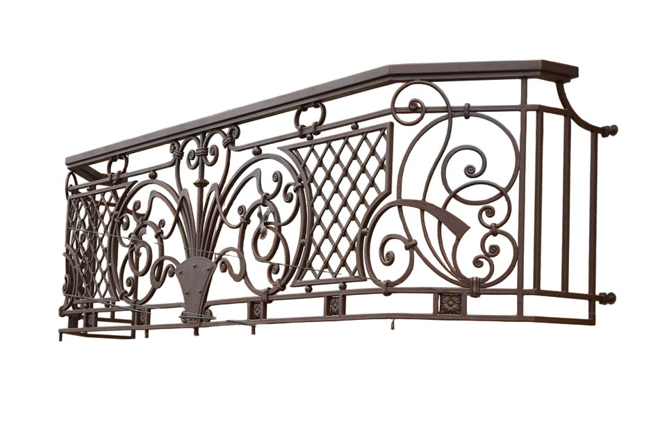 Terrace Grill Design - Railing Balcony Panels - Decorative Heritage Style Rail - Made in Canada - Model # DRP991