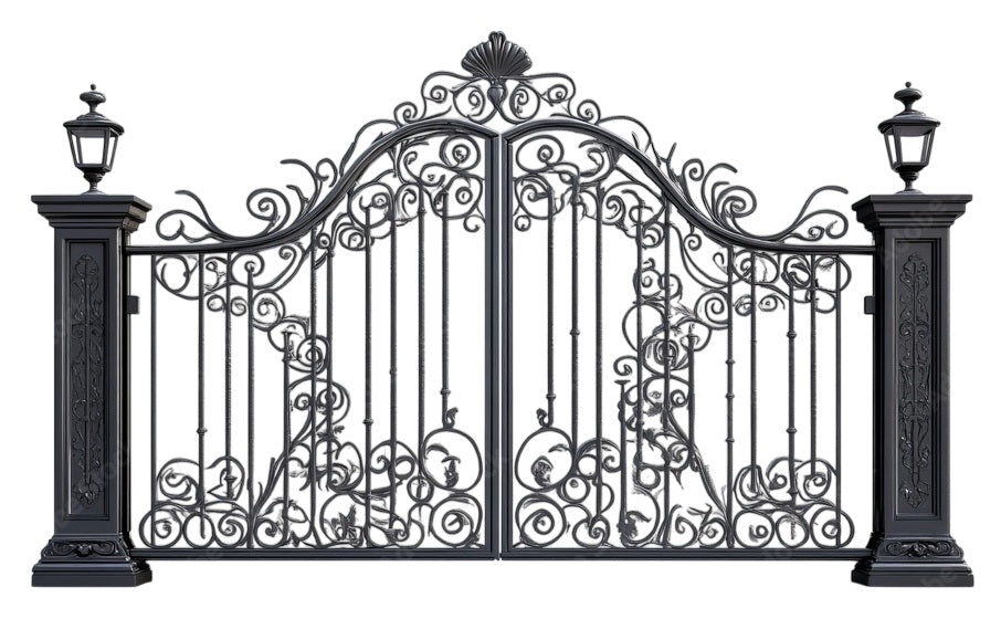 Modern Royal Majestic Driveway Gate Custom Fabricated – Model # DWG 130