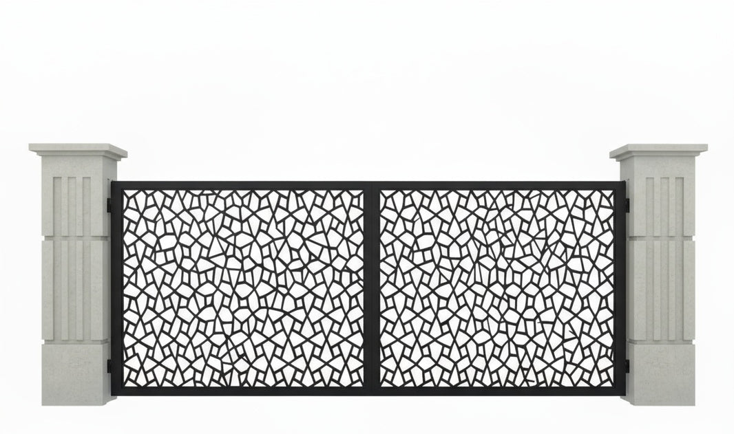 Branch line Vista – Tree-Like Cutout Steel Garden Gate Model # DWG154
