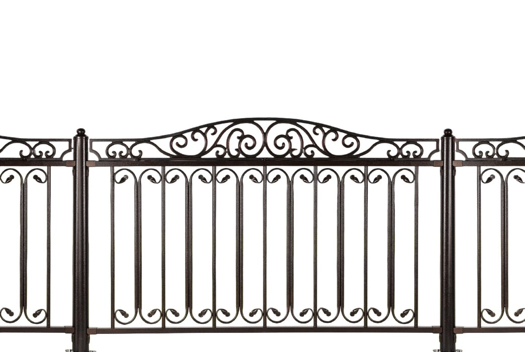 Ornamental Fence Panel - Wrought Iron Fence | Heavy Duty Metal Fence | Made in Canada – Model # FP913