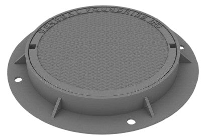 Round Manhole Cover and Frame Gray Iron Model # MH139