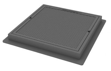 Square Manhole Cover and Frame Gray Iron Model # MH171