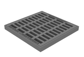 Catch Basin Square Manhole Cover and Frame Gray Iron Model # MH176
