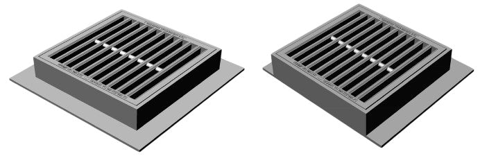 Catch Basin Manhole Cover and Frame Gray Iron Model # MH182