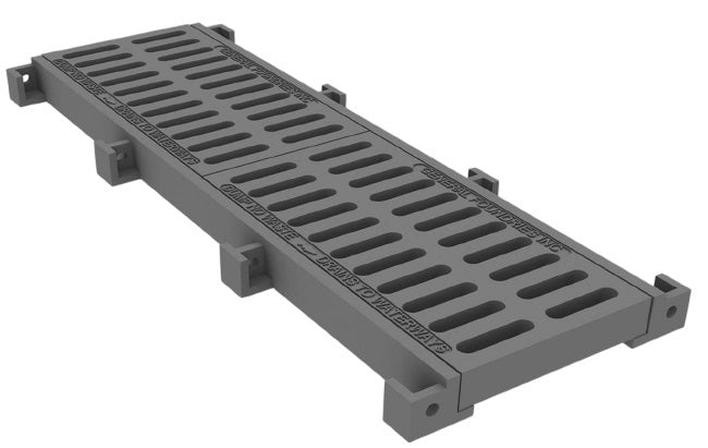 Catch Basin Manhole Cover and Frame Gray Iron Model # MH189