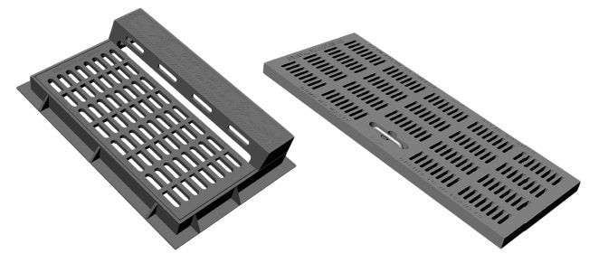 Catch Basin Manhole Cover and Frame Gray Iron Model # MH194