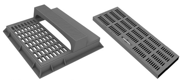 Catch Basin Manhole Cover and Frame Gray Iron Model # MH195