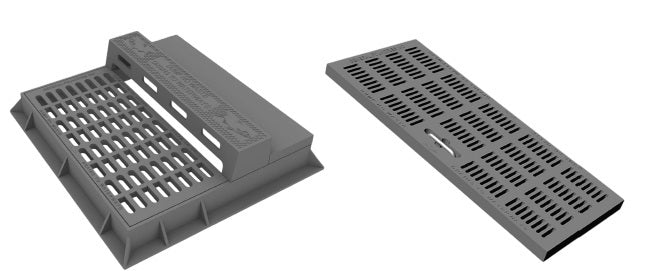 Catch Basin Manhole Cover and Frame Gray Iron Model # MH196