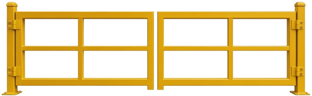 Manual Swing O-Series Tubular Galvanized Steel Double and Single Barrier Gate | Made in Canada– Model # MSG891