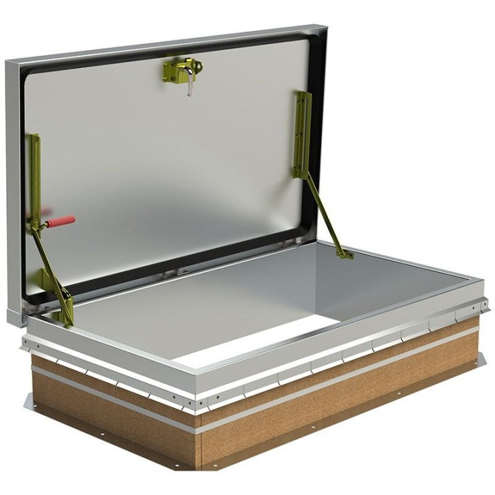 30"x 54" Roof Access Hatch - Aluminum Model RAHGSA30X54