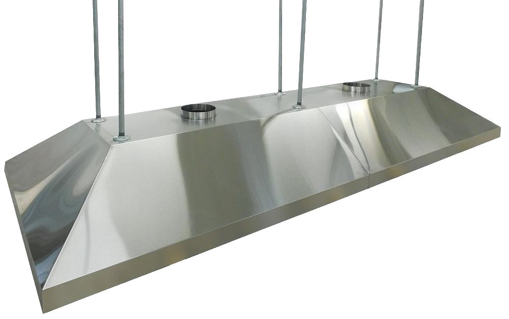 Stainless Steel Exhaust Heat and Steam Island Canopy Model SSEH4568