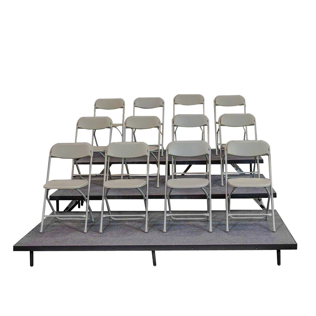 Straight Seated Riser System 3 Tier - 44' Long Model SSRS344