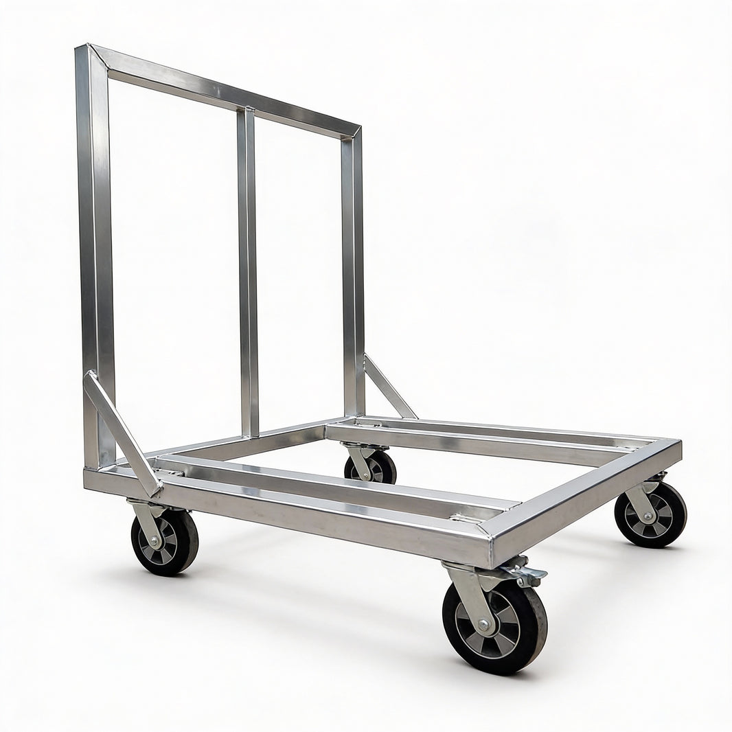 Rolling Horizontal Storage Cart for 4'W Stage Decks Model STA391
