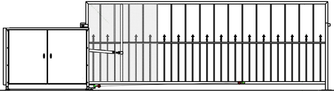 Vertical Pivot Gate - Islander Style Model VPGOSIS772