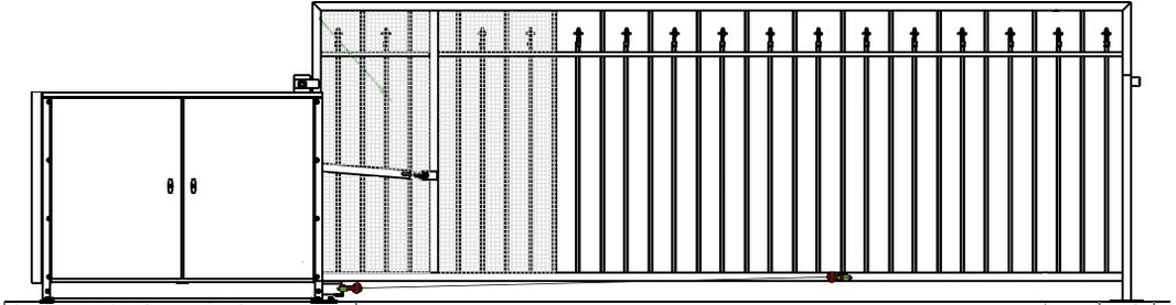 Vertical Pivot Gate - Ohionian Style Model VPGOSOH771