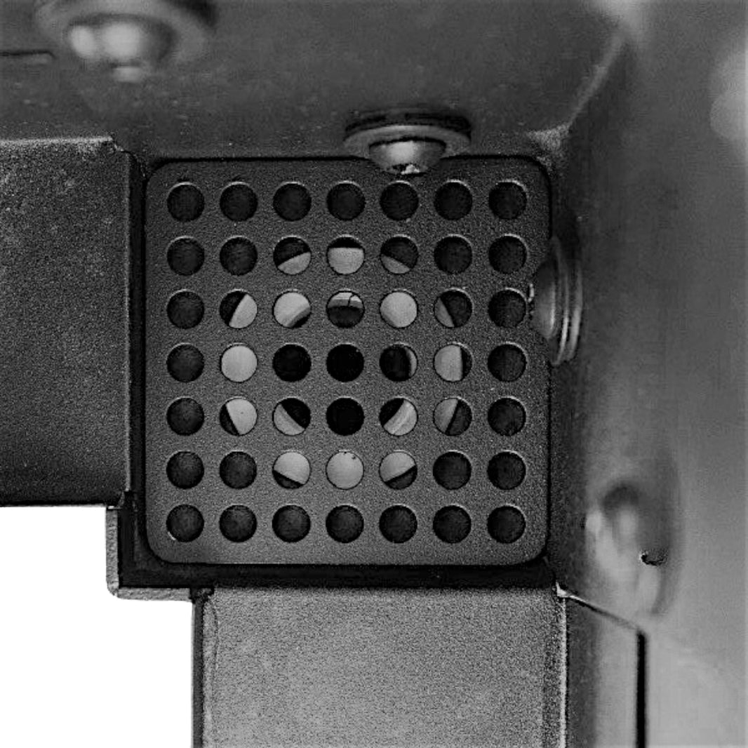 Corner Against Louvered Pergola | Model # CA104