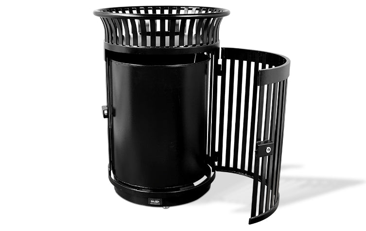 Flare Top Receptacle with Access Door - Model WR200