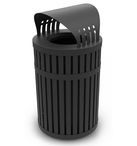 Steel Horizon Trash Receptacle - Model WR220