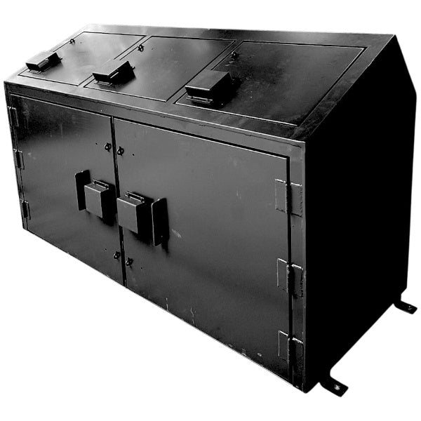 Trash Enclosure 120 Gallon Animal Proof Model WRAPMETR120