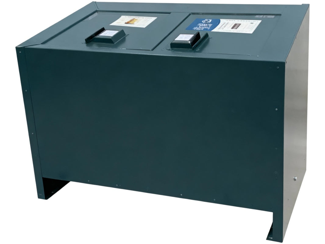 Double Trash Enclosure Wide Loading ADA Compliant - Model WRBE270ADA