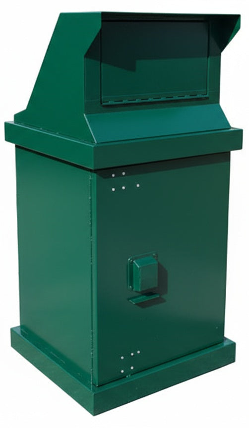 Single Trash Enclosure Wide Loading ADA Compliant - Model WRCHW40ADA