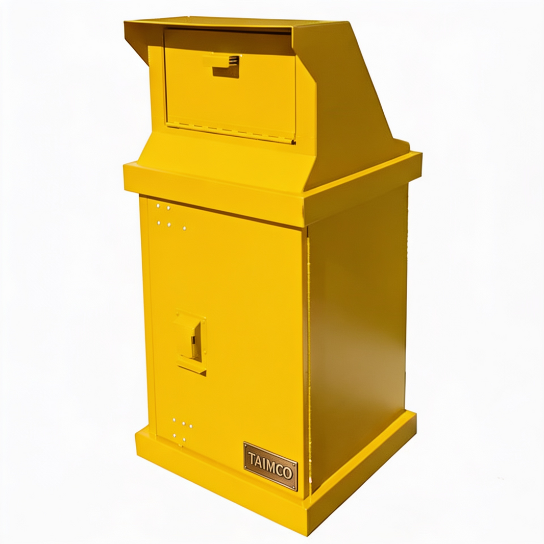 Single Trash Enclosure Wide Loading ADA Compliant - Model WRCHW40ADA