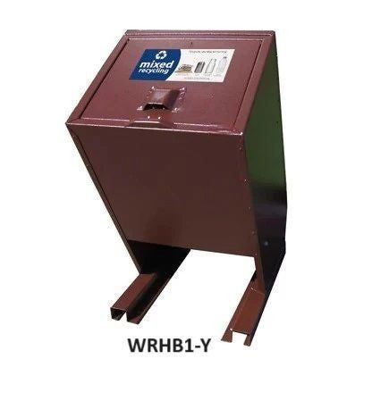 HID-A-BAG Single Trash Recycling Enclosure, 70 GAL - Model WRHB1
