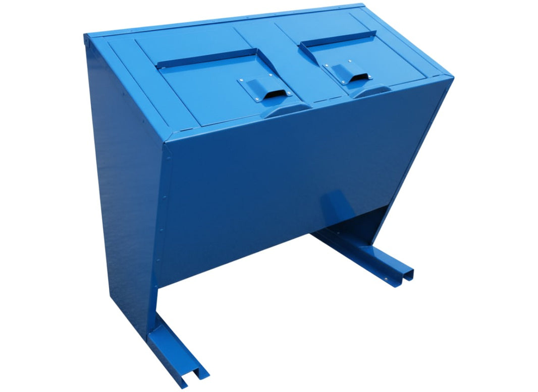 Urban-Nest Double Trash Recycling Enclosure, 130 GAL - Model WRHB2