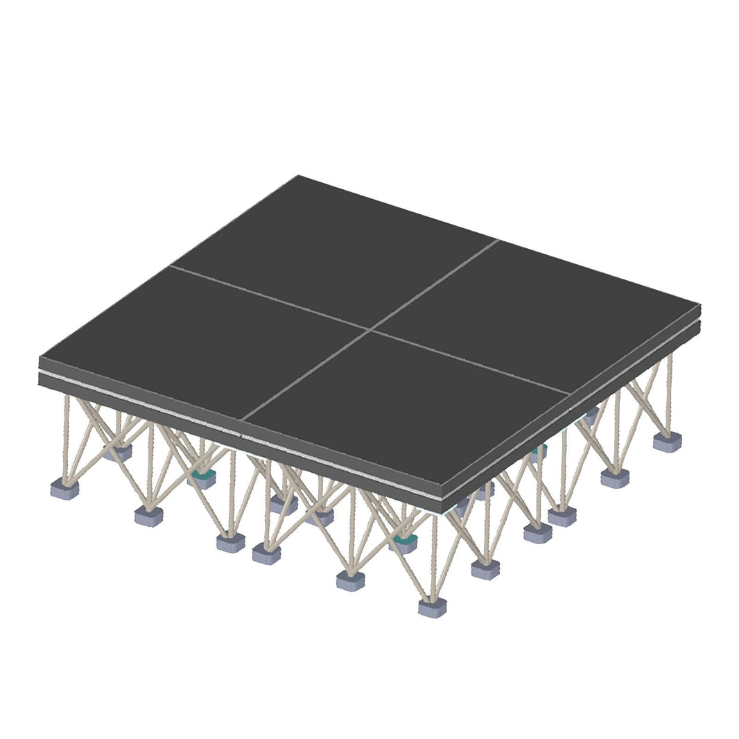 Accordion Stage 8X8 Feet Portable Model STA364A8X8-Taimco