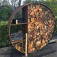 Adirondack Round Steel Firewood Rack | Model # FR547-Taimco
