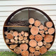 Adirondack Round Steel Firewood Rack | Model # FR547-Taimco
