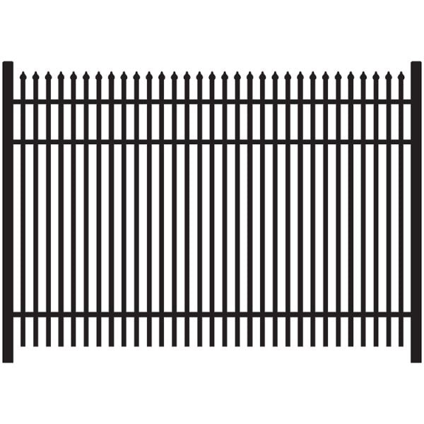 Aluminum Finials Fence Panel - Model # FP957-Taimco