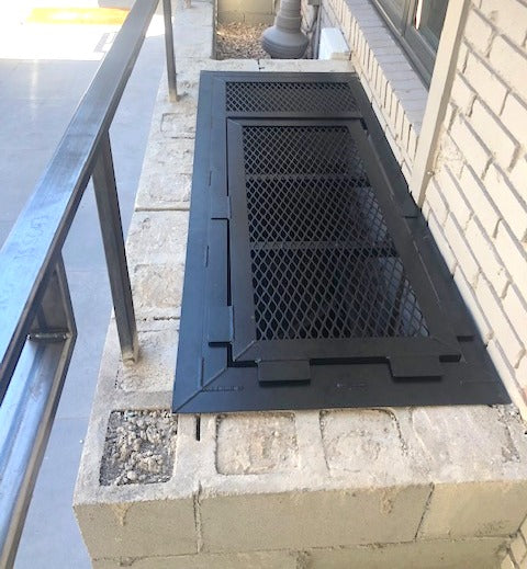 Aluminum Window Well Grates - Rust Free Aluminum - Transparent Rigid - Made In Canada - Model # WWC886-Taimco