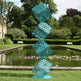 Arabesque Cubes Tower - Painted Stainless Steel - 2.4m Height - Metal Art Decorative Peace | Metal Art Accent - Model # MA1168-Taimco