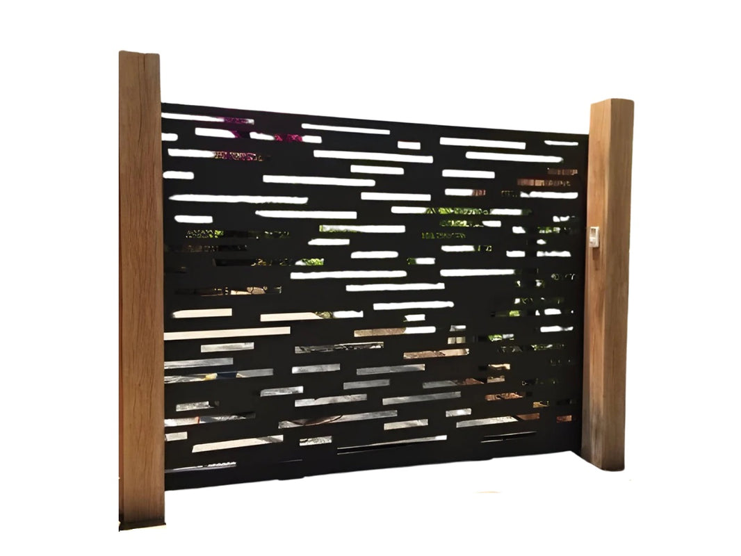 Arlington Heights Steel Driveway Gate | Model # 078