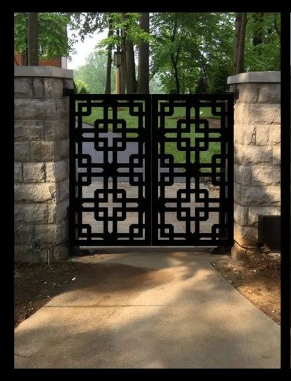 Artistic Gate Design | Heavy Duty Metal | Laser Cut - Model # 778-Taimco