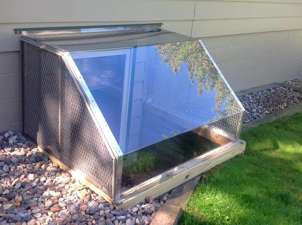 Atrium Dome Window Well Cover - Rust Free Aluminum - Transparent Rigid high-grade polycarbonate - Made In Canada - Model # WWC884-Taimco